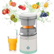 Portable Electric Citrus Juicer | USB Rechargeable Hands-Free Fruit Extractor | Wireless Automatic Squeezer for Oranges, Lemons & Limes