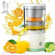 Portable Electric Citrus Juicer | USB Rechargeable Hands-Free Fruit Extractor | Wireless Automatic Squeezer for Oranges, Lemons & Limes