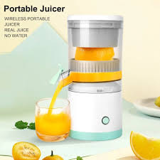 Portable Electric Citrus Juicer | USB Rechargeable Hands-Free Fruit Extractor | Wireless Automatic Squeezer for Oranges, Lemons & Limes